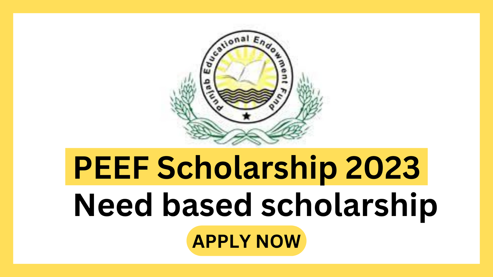 PEEF Scholarship 2023